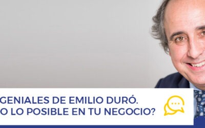 12 minutos geniales de Emilio duró. ¿Haces todo lo posible en tu negocio?