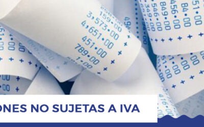 Operaciones no sujetas a IVA